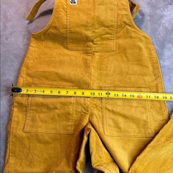 NWOT Lucy & Yak Original Dungaree Organic Cotton Mustard Size UK8 US4 Unisex - Picture 11 of 16